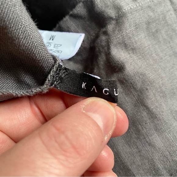 Kaguraya dress 100% linen Hemp minimalist grey - Picture 4 of 8